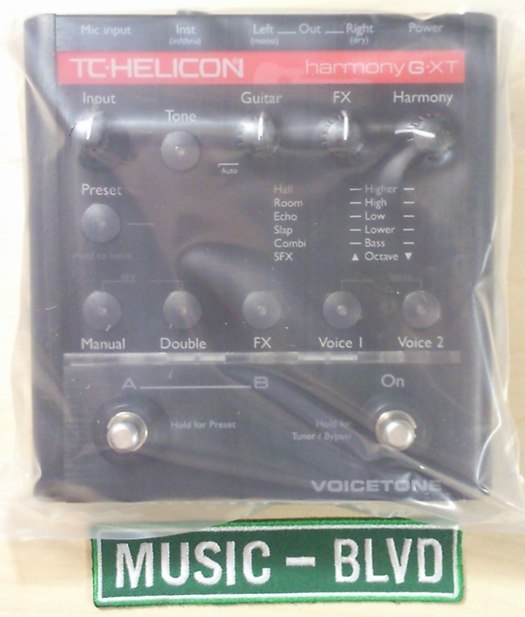 TC Helicon VoiceTone Harmony G-XT Vocal Harmony and Effects Pedal for Guitarists
