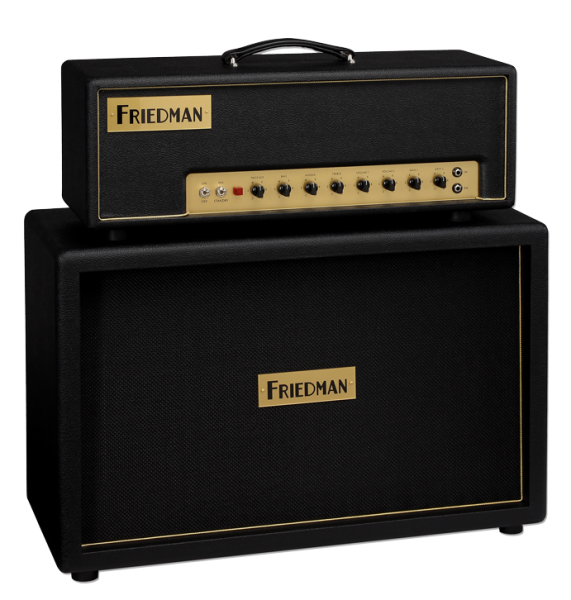 Friedman 2x12Ported Closed Back Guitar Cabinet with Celestion Vintage 30s Black