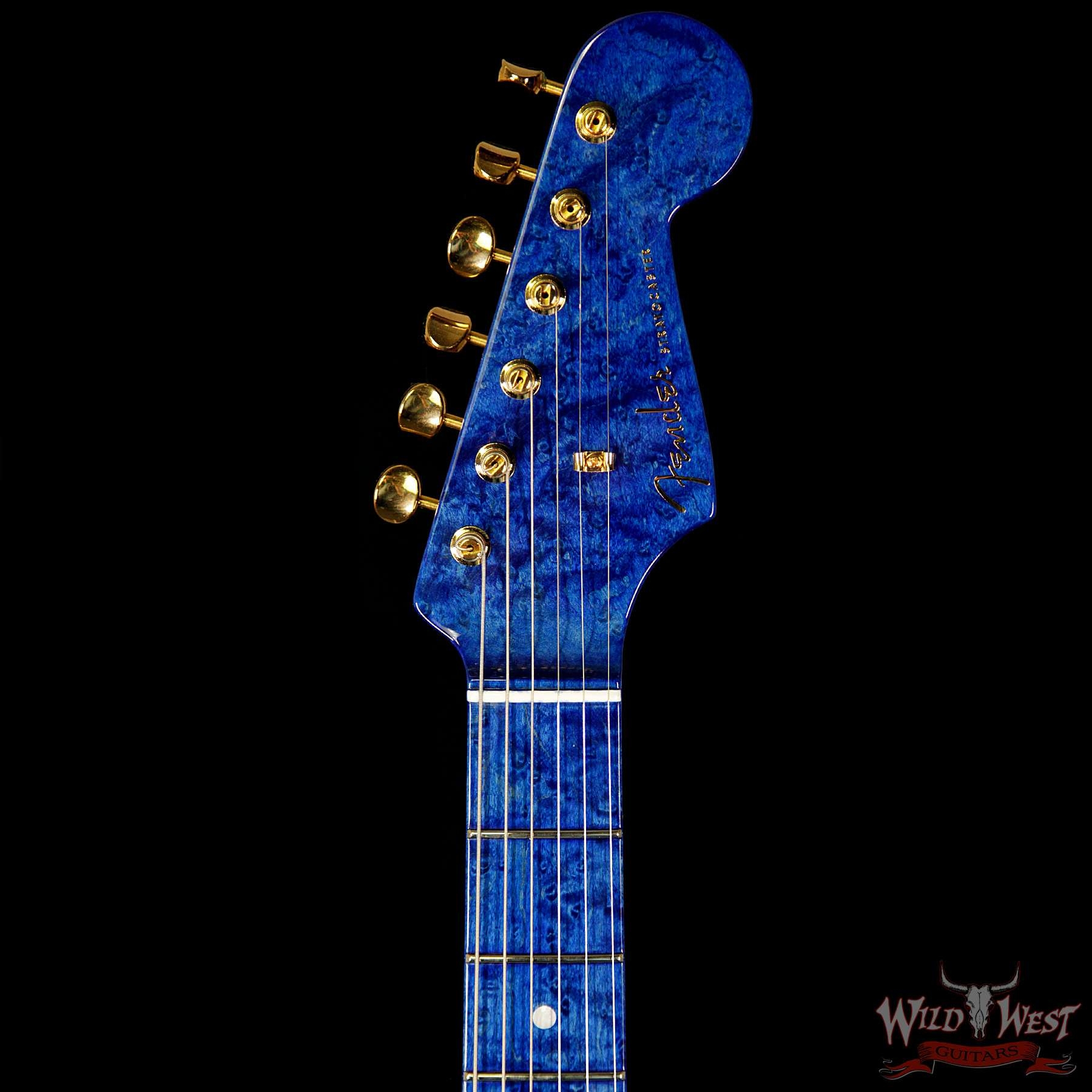Fender Custom Shop Masterbuilt Yuriy Shishkov 1956 Stratocaster NOS Flame Top - Royal Blue