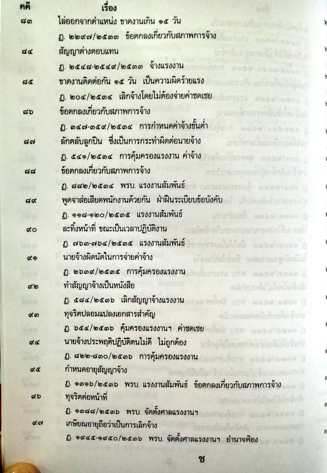 108 คดีแรงงาน : แรงงานเด็ก โกงค่าแรง (หนังสือเก่า มือ1)