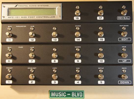 Fractal Audio Systems MFC-101 Midi Foot Controller