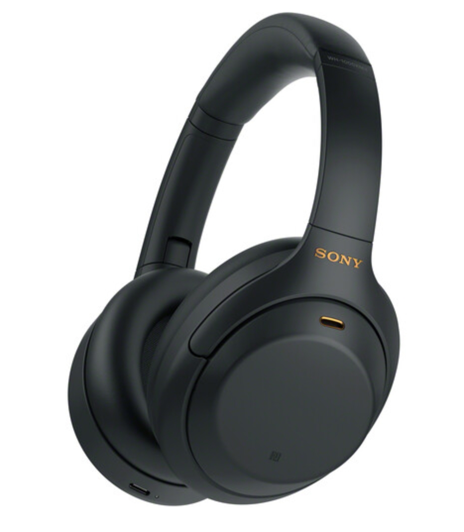 Sony WH-1000XM4 Wireless Noise-Canceling Over-Ear Headphones Silver,Black