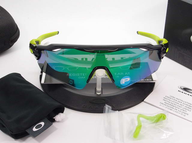 OAKLEY RADAR EV ASIAN FIT Black Ink with Jade Iridium Polarized OO9275-07