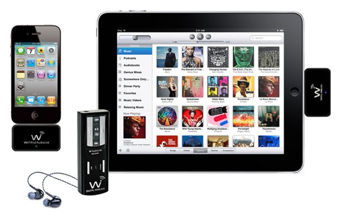Wi Digital AudioLink Ui Stereo Digital Wireless System For iPod, iPad, iPhone, MAC, PC, TabletPC & Skype