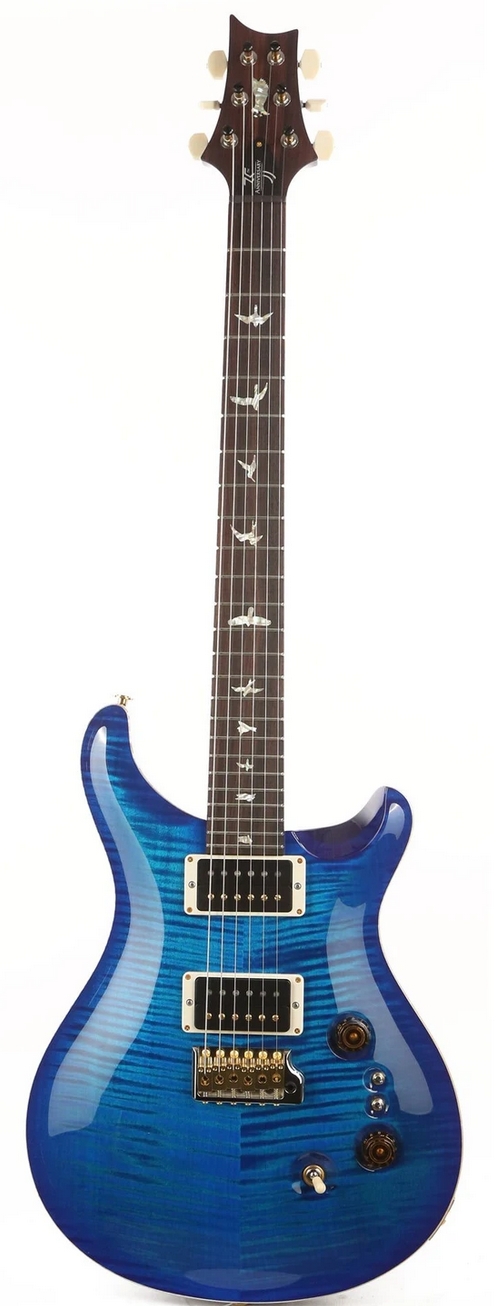 PRS 35th Anniversary Custom 24 10-Top Faded Blue Burst