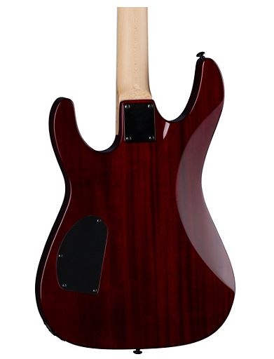 Dean Modern 24 Select Flame Top Electric Guitar Transparent Cherry