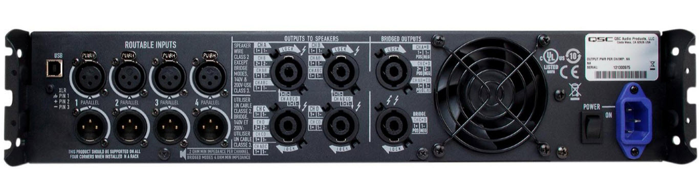 QSC PLD4.3 Multi-Channel System Processing Amplifier