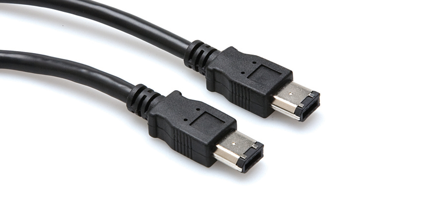 Hosa FireWire 400 Cable, 6-pin to Same, 10 ft (FIW-66-110)