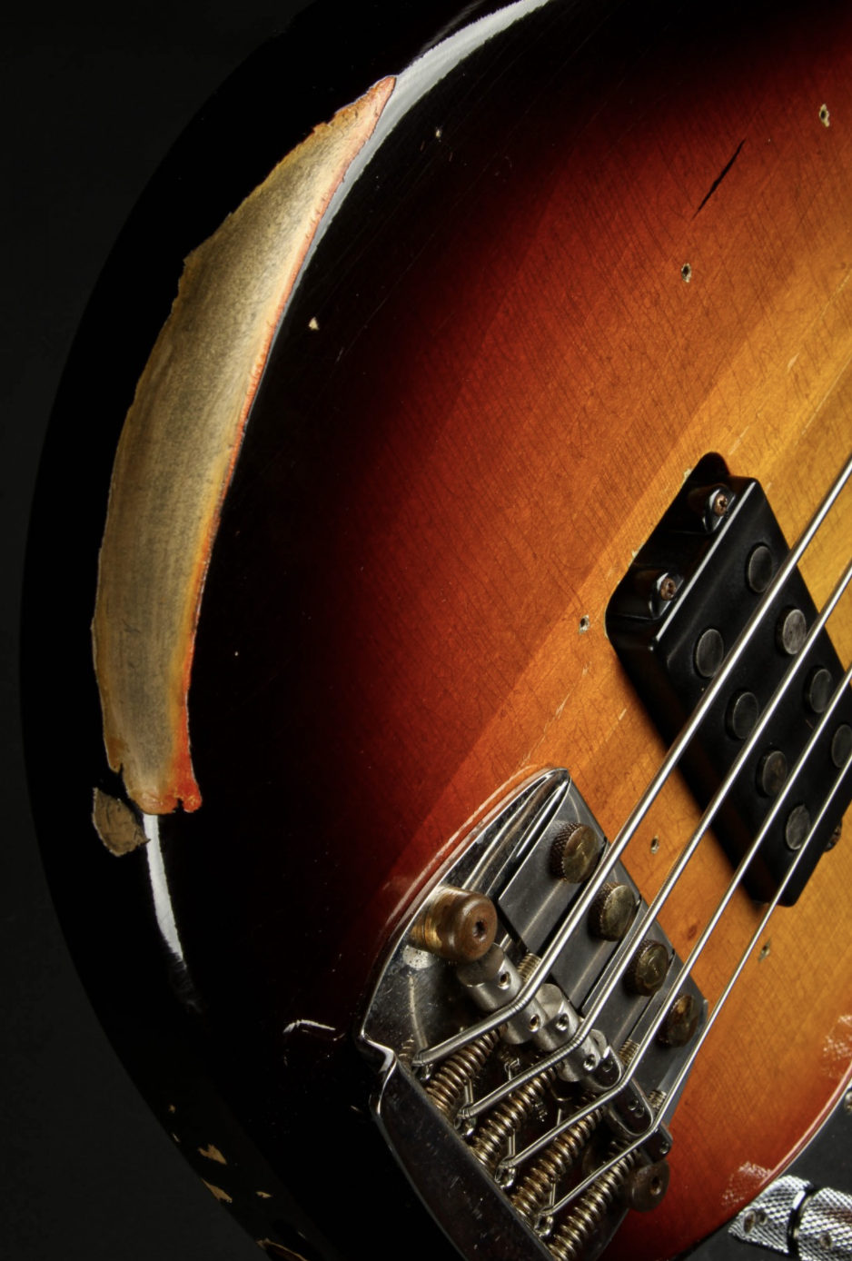 Ernie Ball Music Man Limited Edition Cliff Williams Stingray Bass - Vintage Relic Sunburst