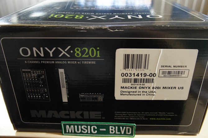 Mackie Onyx 820i Firewire Mixer
