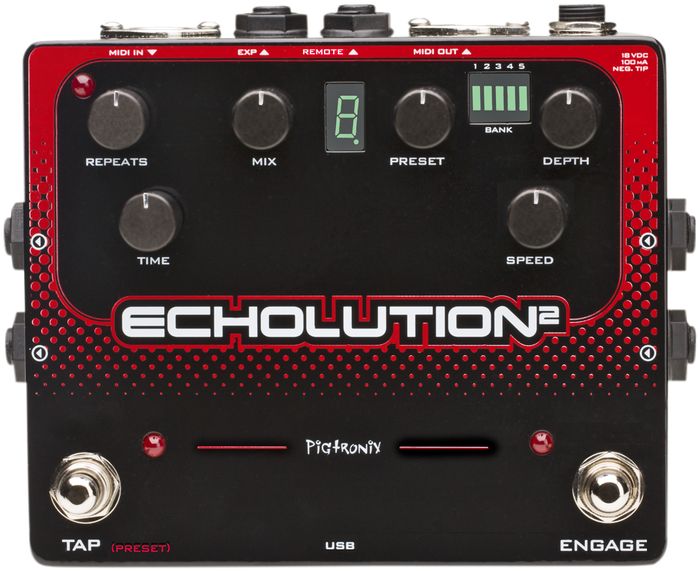 Pigtronix Echolution 2 Guitar Effects Pedal