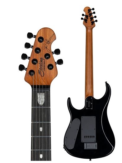 Sterling by Music Man JP150D John Petrucci Signature with DiMarzio Pickups Electric Guitar Eminence Purple Flame