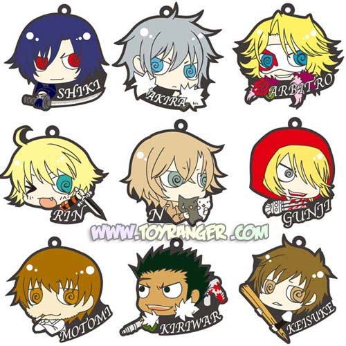 Rubber Strap Collection Togainu no Chi 9 ตัว+1 ตัวลับ (แท้)