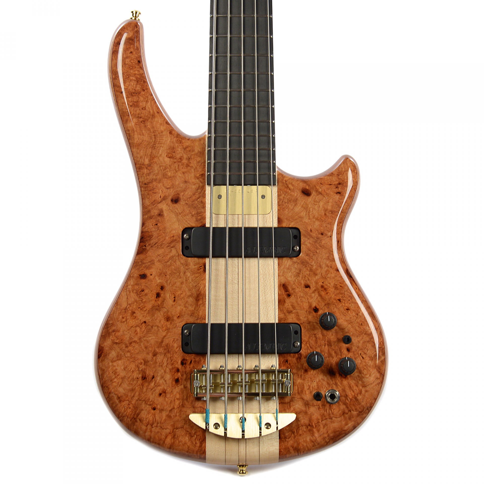 Alembic Essence 5 Amboyna Burl Top Mahogany Core/Back No.K14552