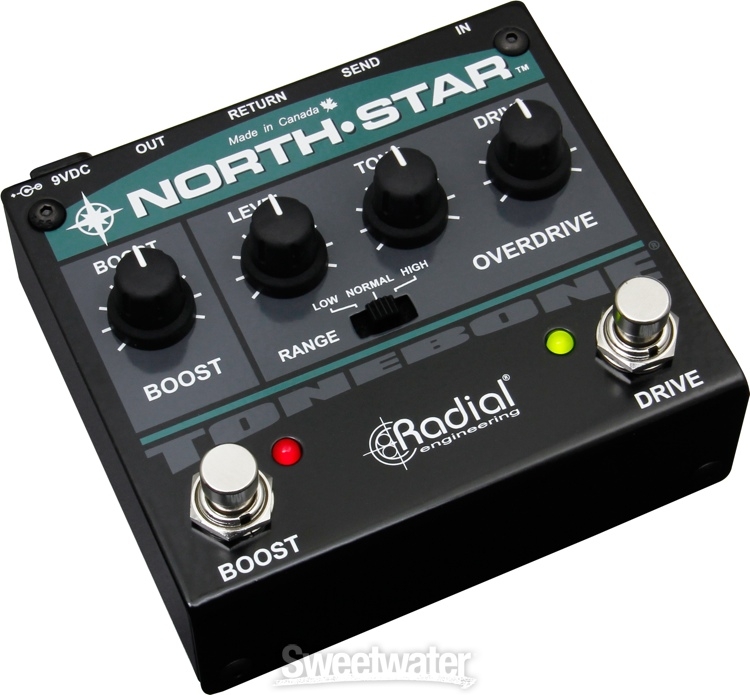 Radial Tonebone North Star Overdrive and 24dB Boost Pedal