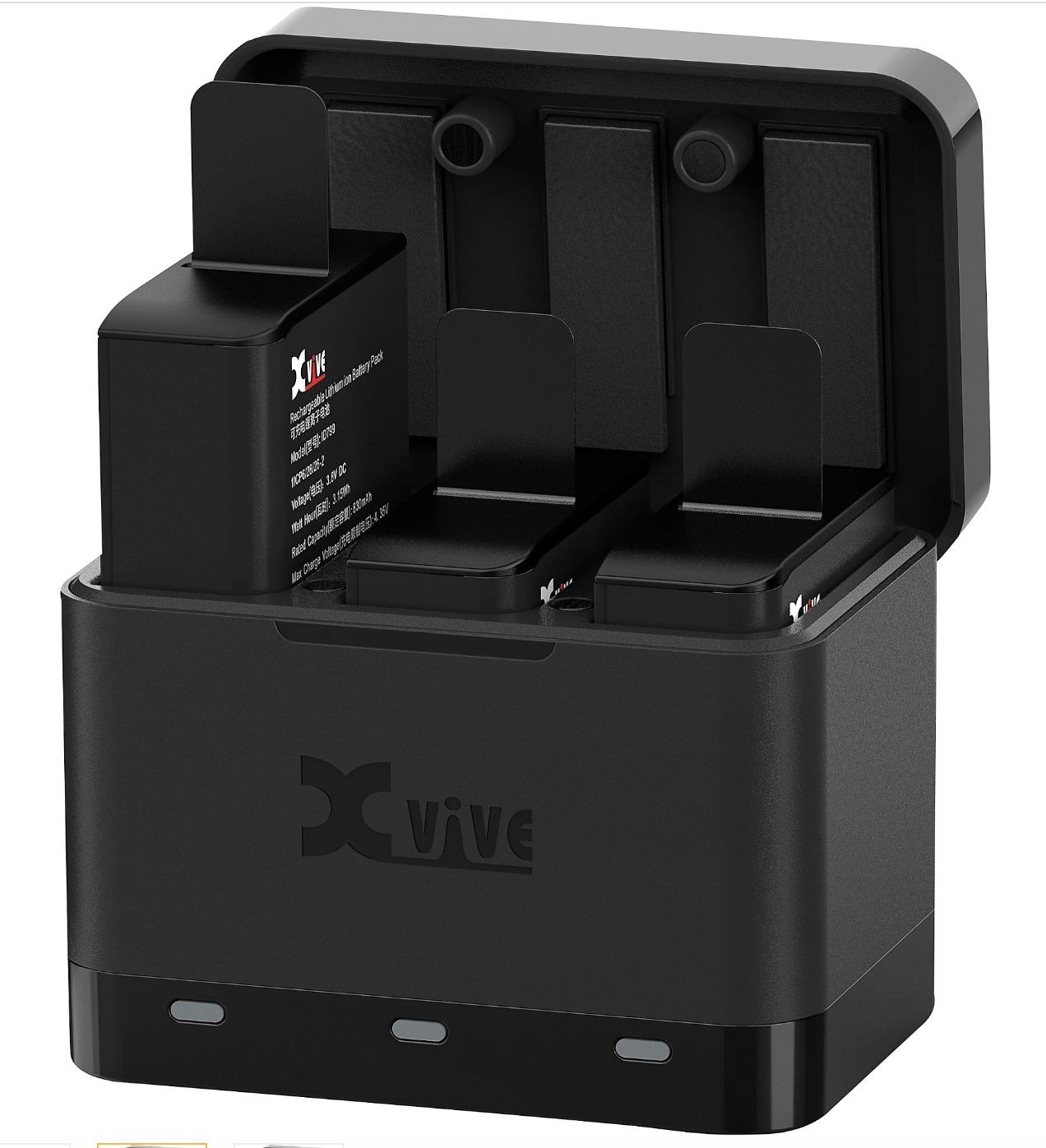 XVive U5C Battery Charging Case (for U5 Series) Black