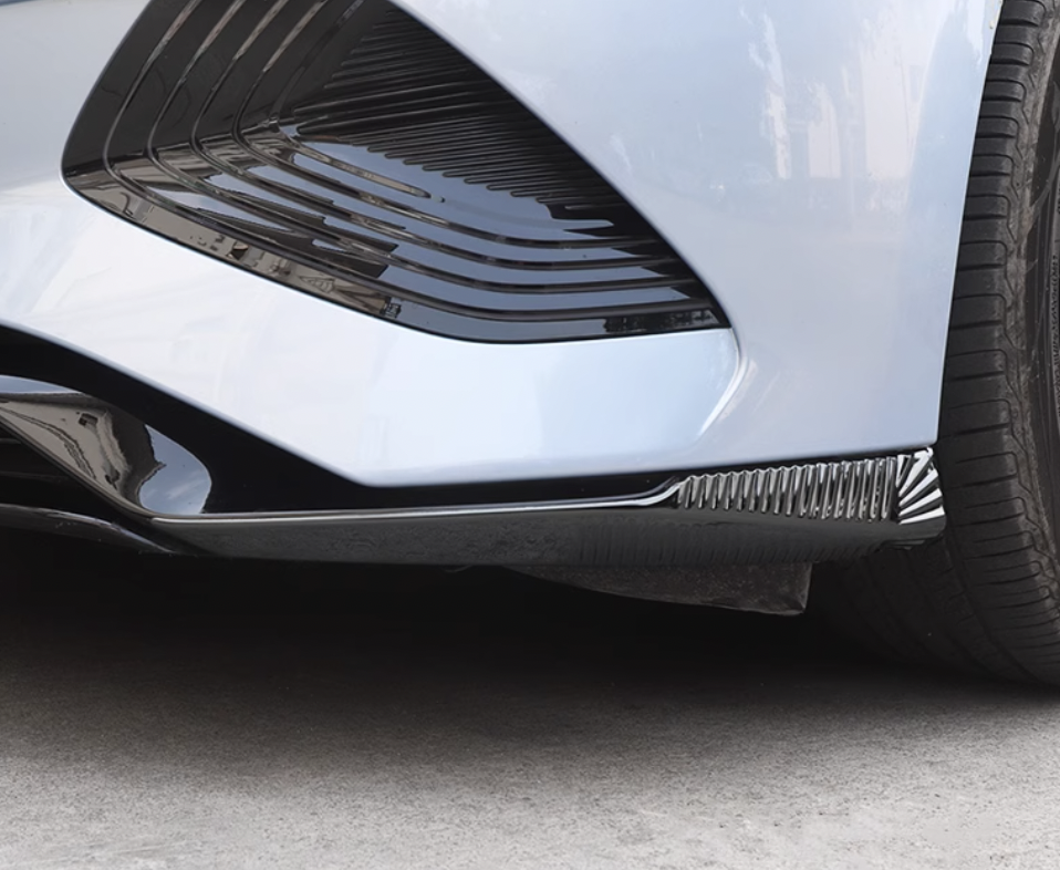 BYD Seal สเกิร์ตหน้า ลิ้นหน้า กันชน งานโครเมี่ยม งานABS ทำสีมาแล้ว พร้อมติดตั้ง มีหลายชิ้นสอบถามราคาได้