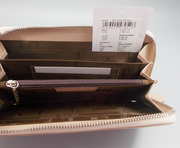 กระเป๋าสตางค์ ELLE เบจ ใหม่ แท้