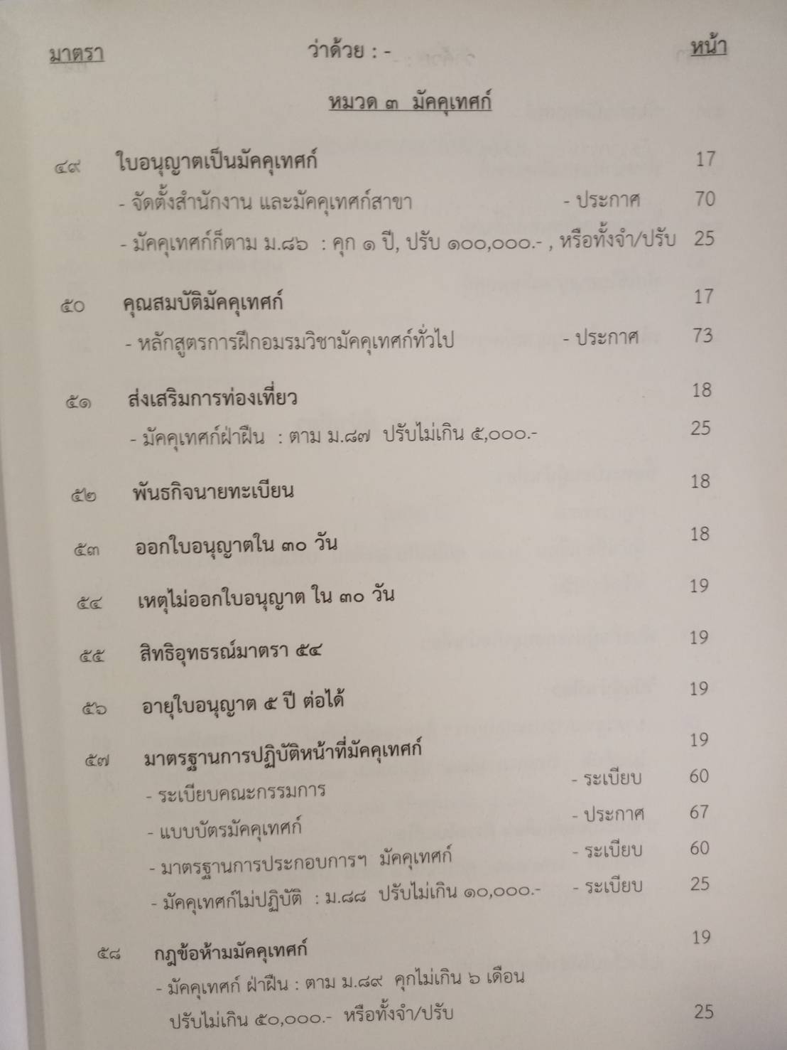 พระราชบัญญัติธุรกิจนำเที่ยวและมัคคุเทศก์ เชิงอธิบาย