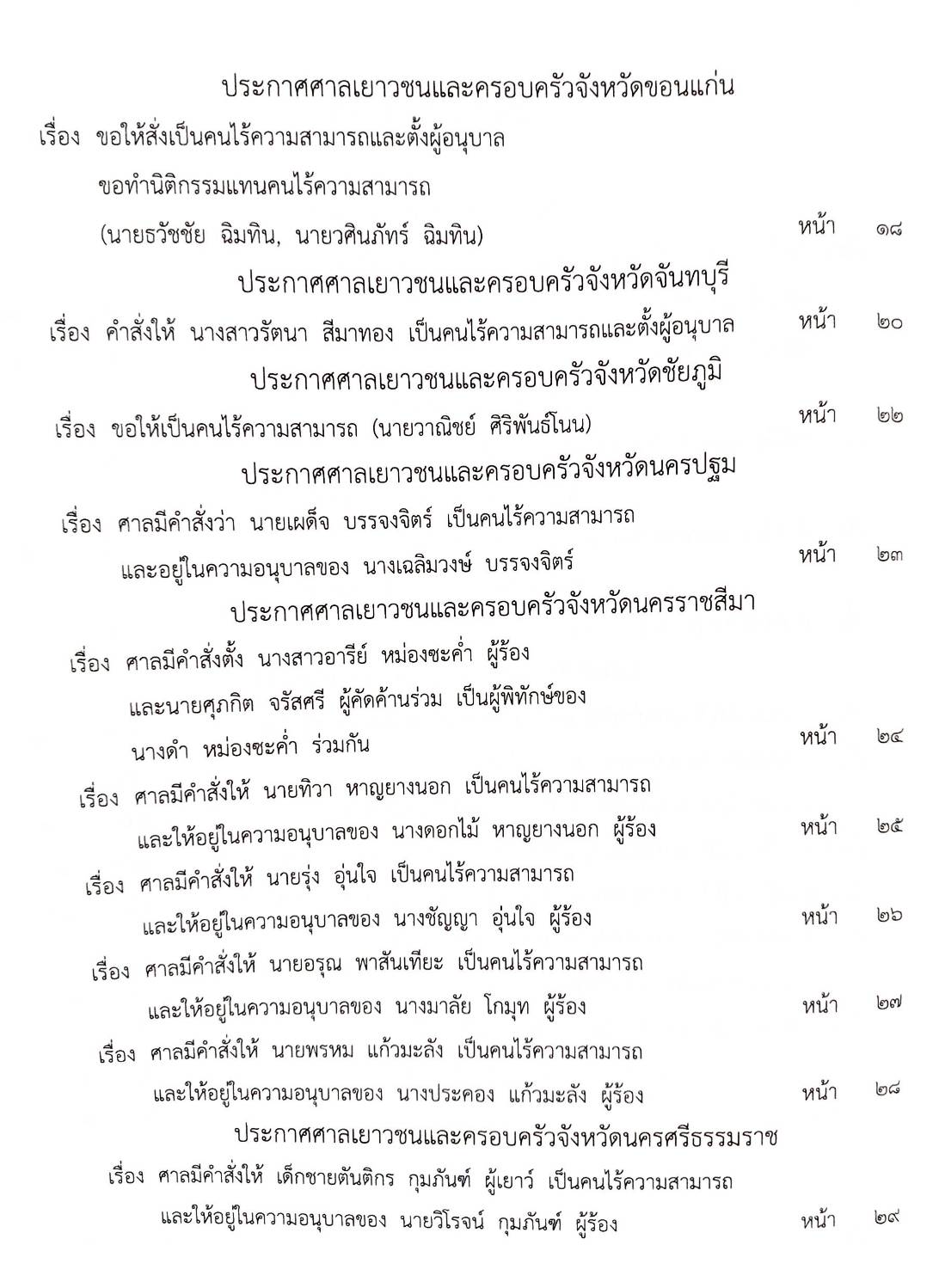 กฎหมายออกใหม่ ตอนที่ 10/2568 ประกาศกรมสรรพสามิต ประกาศศาลเยาวชนและครอบครัวจังหวัด... และสมาคม มูลนิธิ