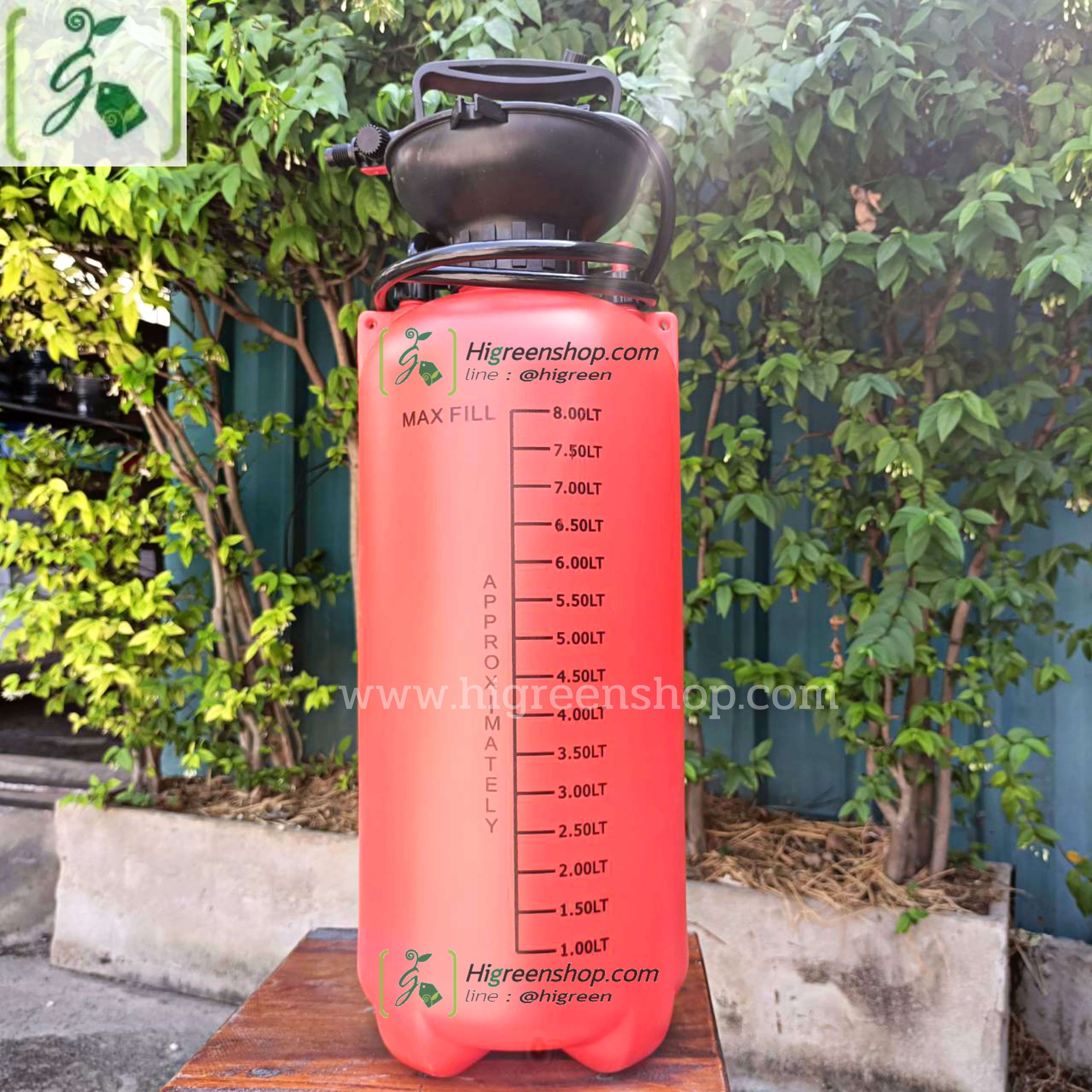กระบอกฉีดน้ำแบบอัดลม ขนาด 8 ลิตร
