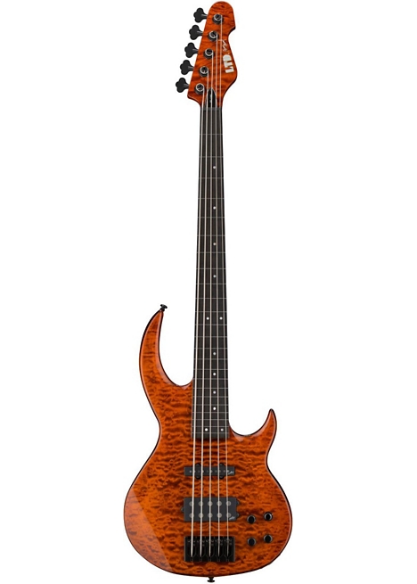 ESP LTD Bunny Brunel 5-String Electric Bass - Burnt Orange