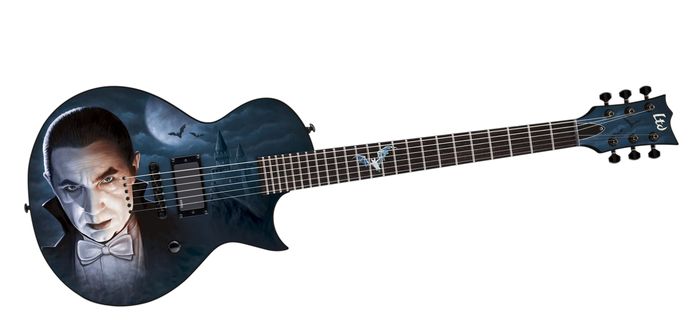 ESP LTD EC Bela Lugosi Dracula Electric Guitar Graphic