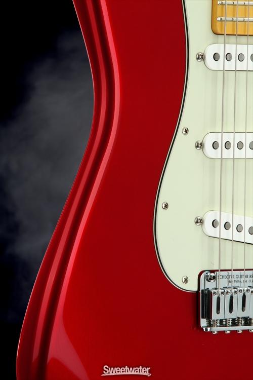 Schecter USA Traditional - Candy Red, Maple Neck