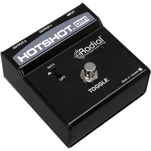 Radial Engineering HotShot DM1 Microphone Signal Muting Footswitch