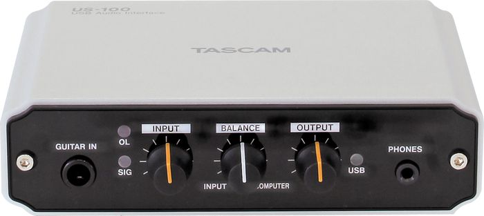TASCAM US-100 USB Audio and MIDI Interface