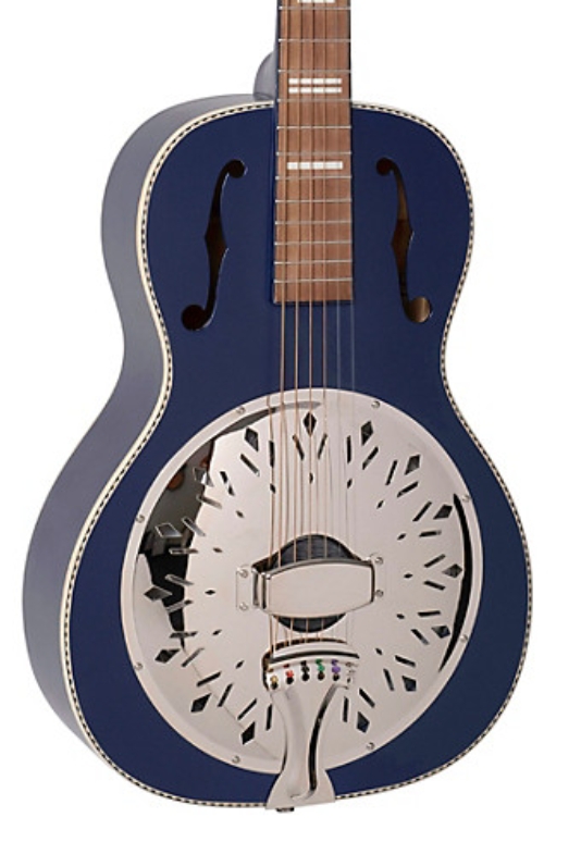 Recording King Dirty 30s Resonator Guitar Blue