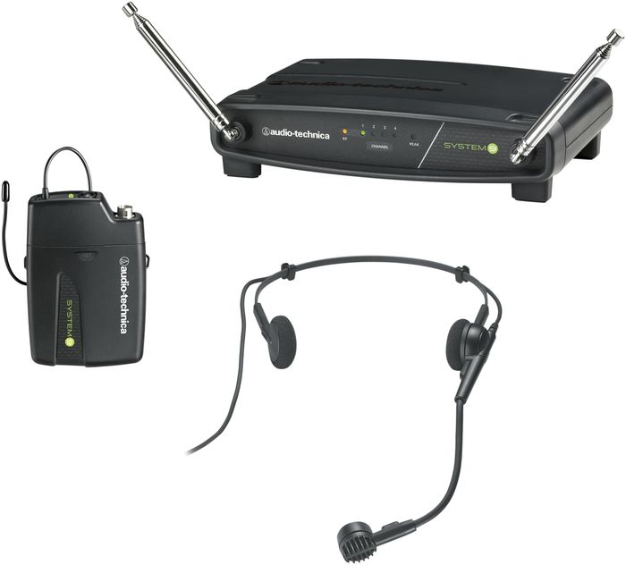 Audio-Technica ATW-901/H System 9 VHF Wireless Headset Microphone System 169.505 - 171.905 MHz
