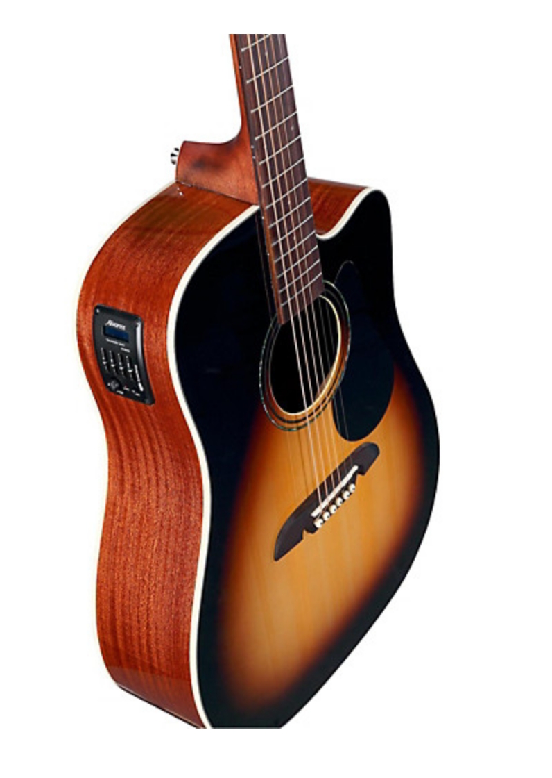 Alvarez Regent Series Dreadnought Cutaway Acoustic-Electric Guitar Sunburst