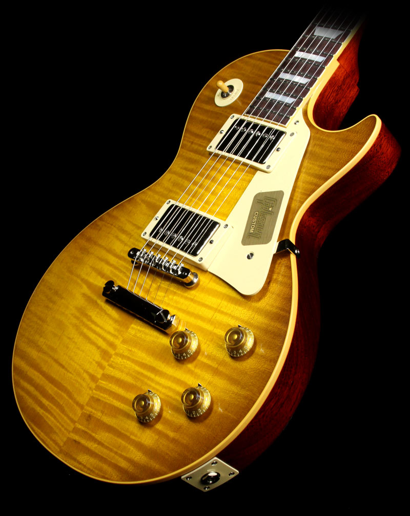 Gibson Custom Shop True Historic 1959 Les Paul Reissue Electric Guitar Lemonburst