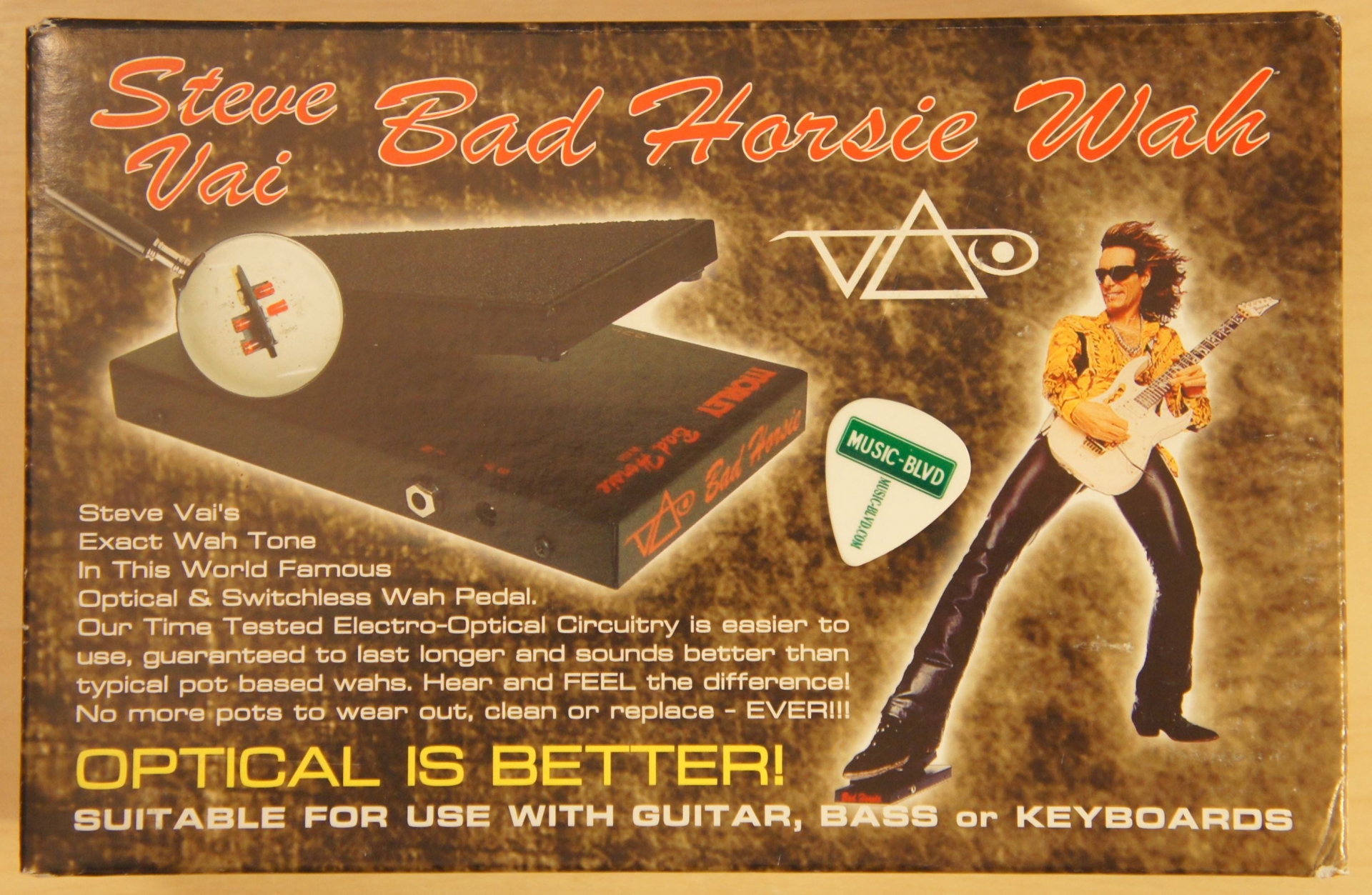 Morley Steve Vai Bad Horsie Wah Pedal