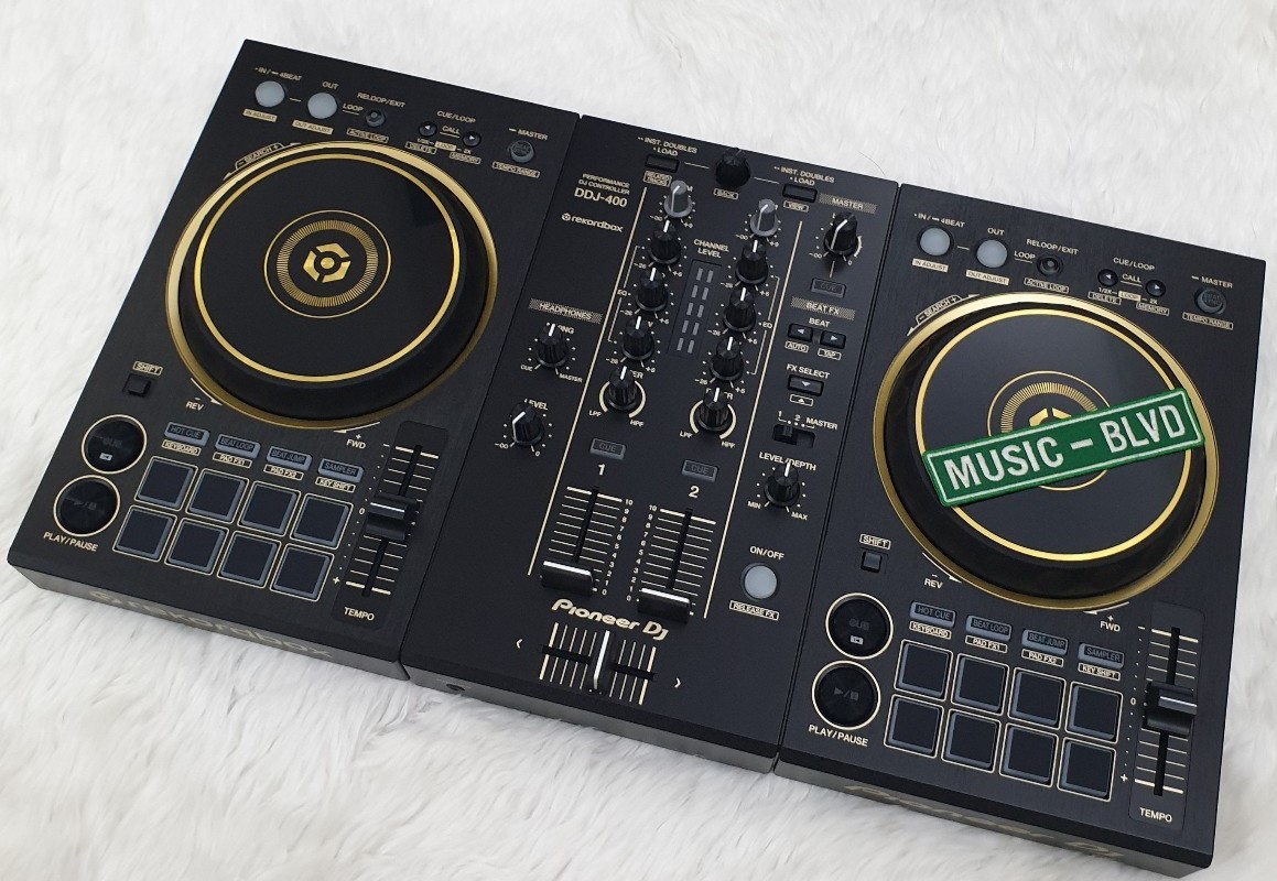 Pioneer DJ DDJ-400-N Limited Edition Gold 2-Channel DJ Controller for rekordbox dj Gold