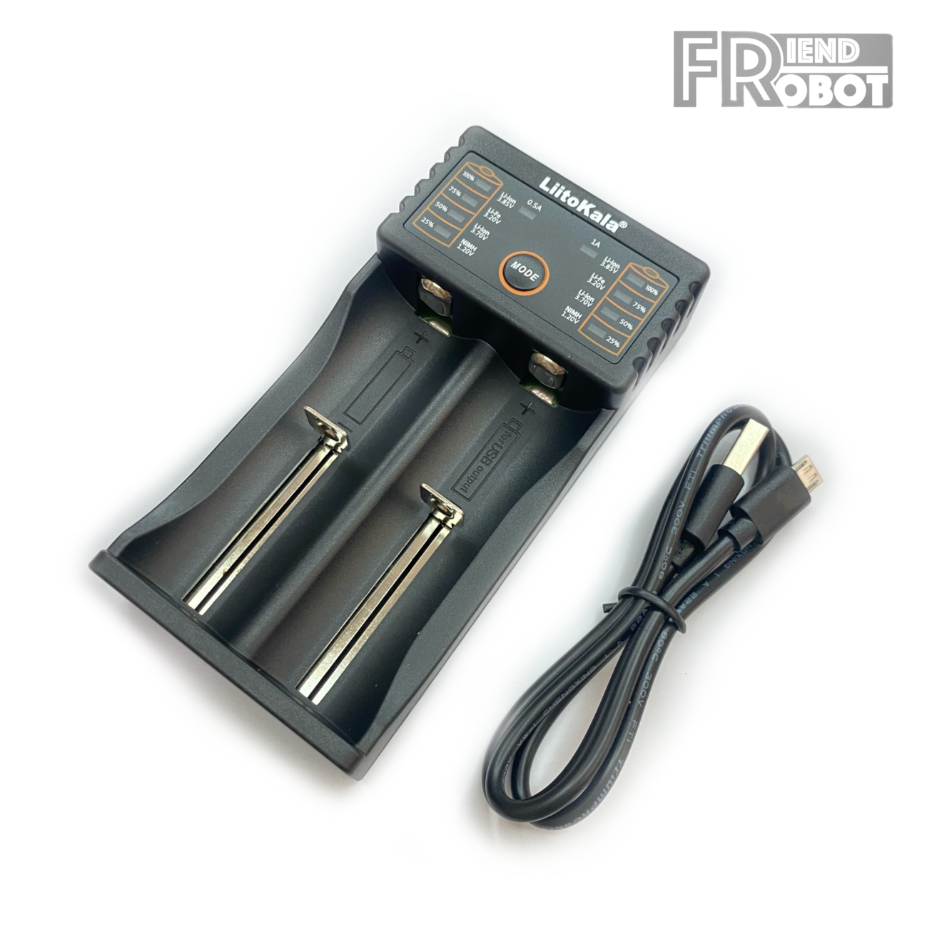 เครื่องชาร์จ 2 ช่องชาร์จ LiitoKala รุ่น Lii-202
