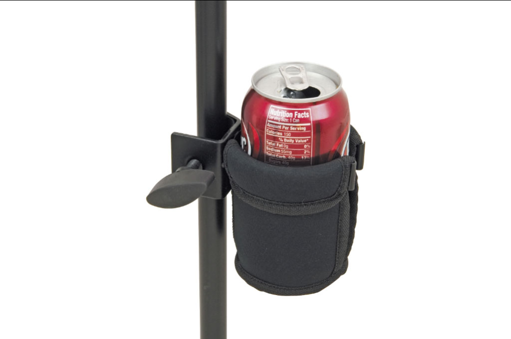 Musician's Gear Microphone Stand Cup Holder Black Universal Clamp
