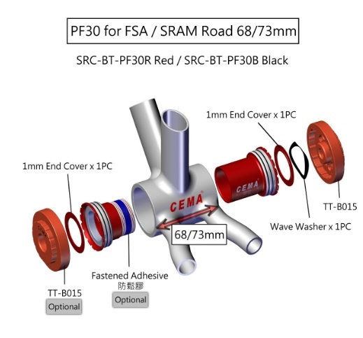 กะโหลก CEMA เซรามิค Pressfit 30
