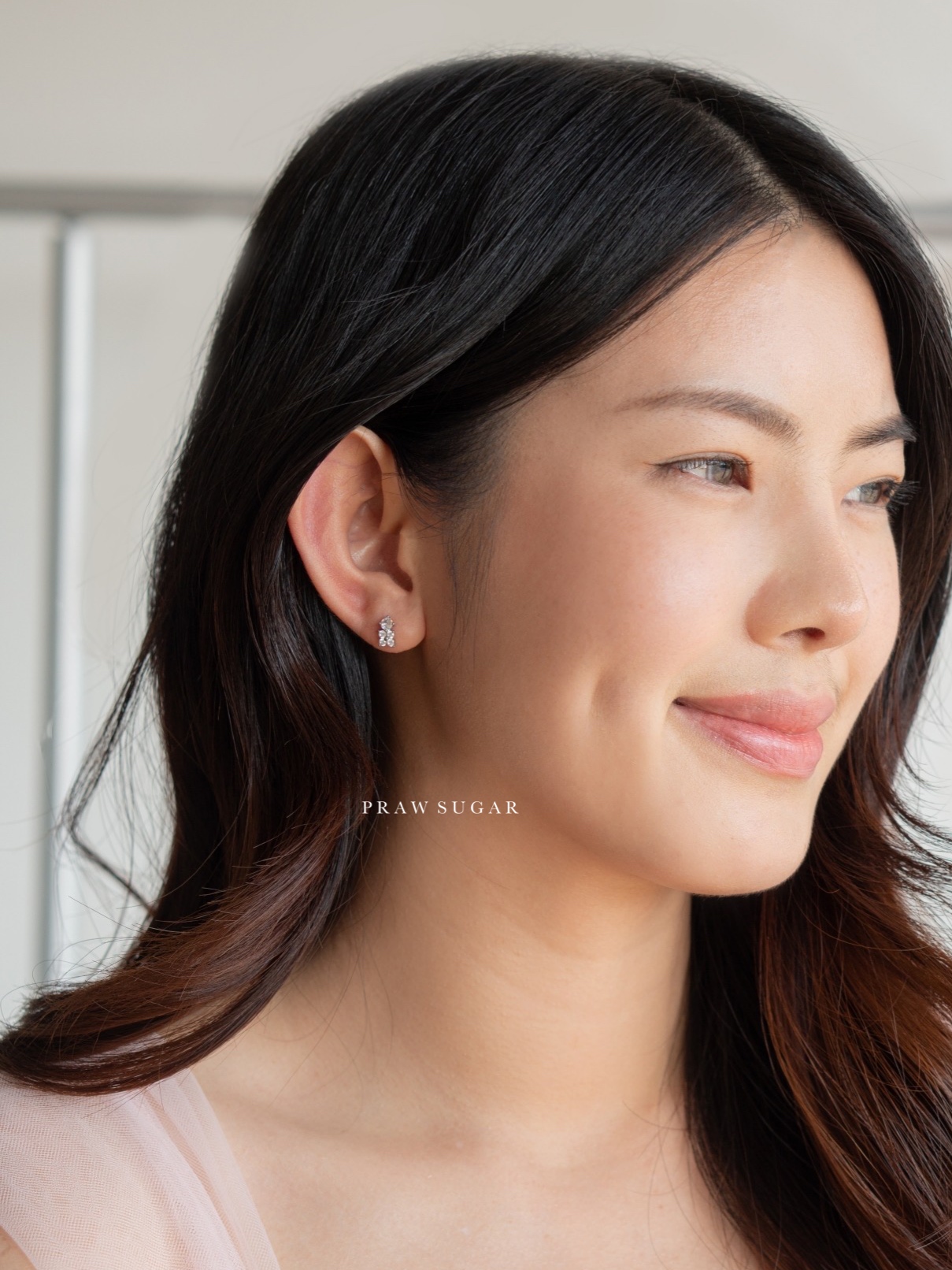 Little Gorgeous Flower Earrings - ต่างหูดอกไม้จิ๋วสวยหรู (ก้านต่างหูเงินแท้) (มี 2 สี)