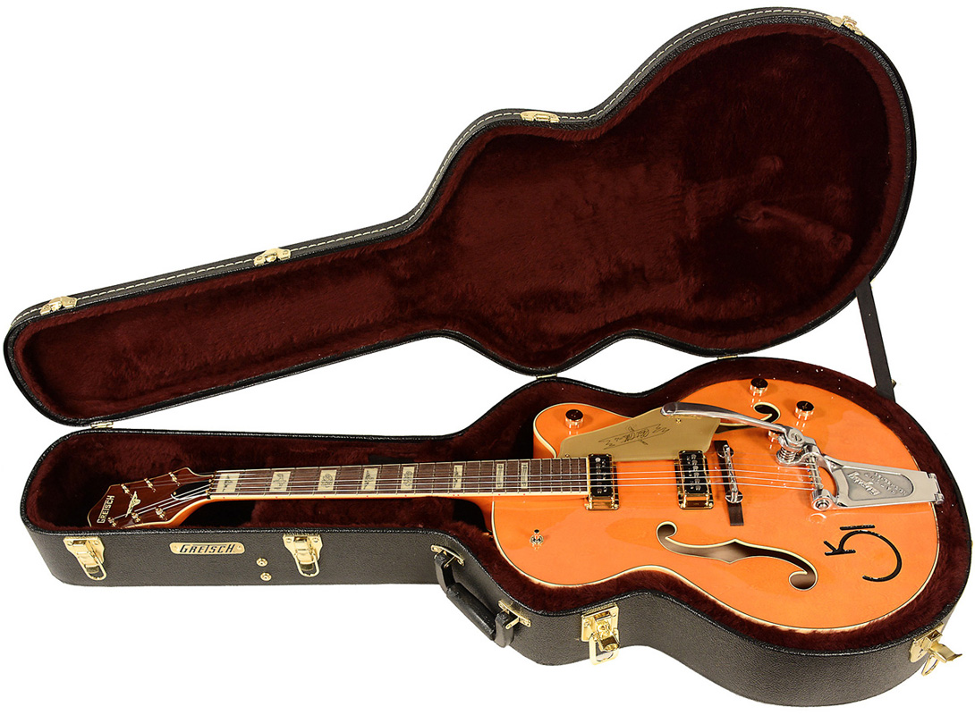 GRETSCH G6120DSW CHET ATKINS HOLLOW BODY WESTERN MAPLE STAIN W/BIGSBY
