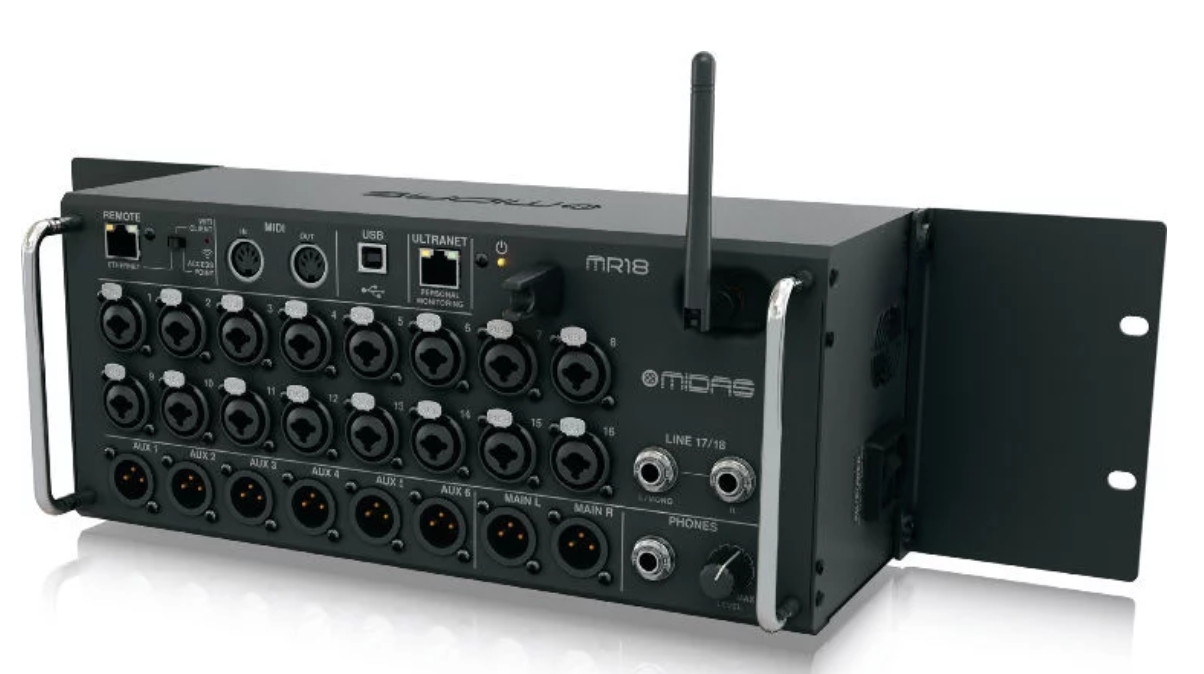 Midas MR18 18-channel Tablet-controlled Digital Mixer