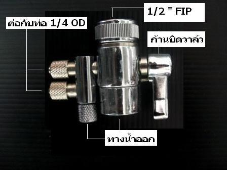 Diverter faucet switch ท่อ 2 หุน
