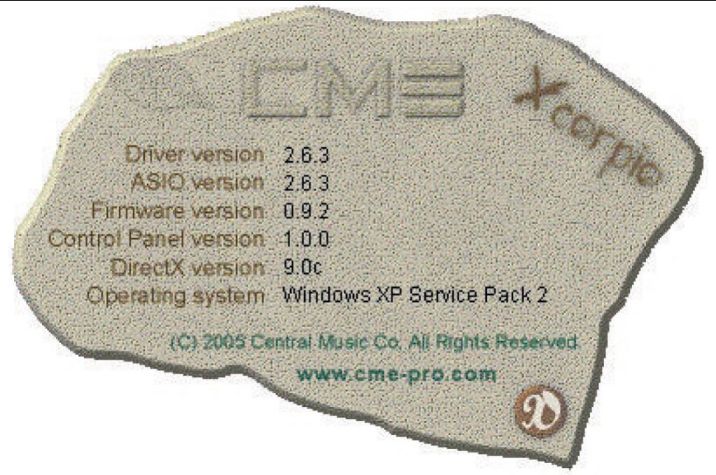 CME Xcorpio A USB 2.0 Computer Audio Interface