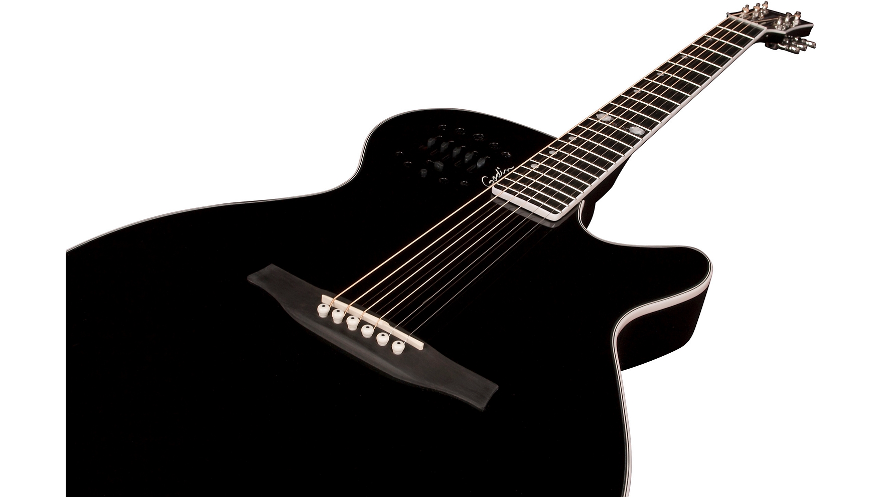 Godin Multiac Steel Doyle Dykes Signature Edition HG Acoustic-Electric Guitar - Black