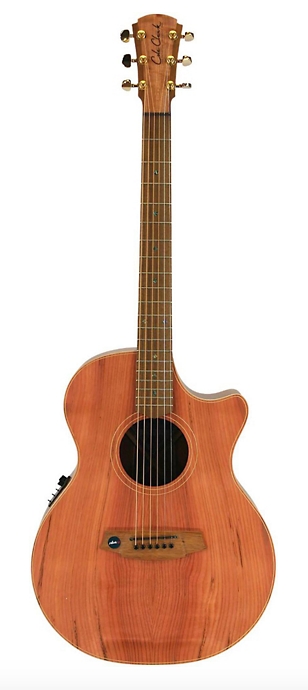 Cole Clark Clark 2 Series Grand Auditorium Acoustic-Electric Guitar Redwood Australian-grown - Natural