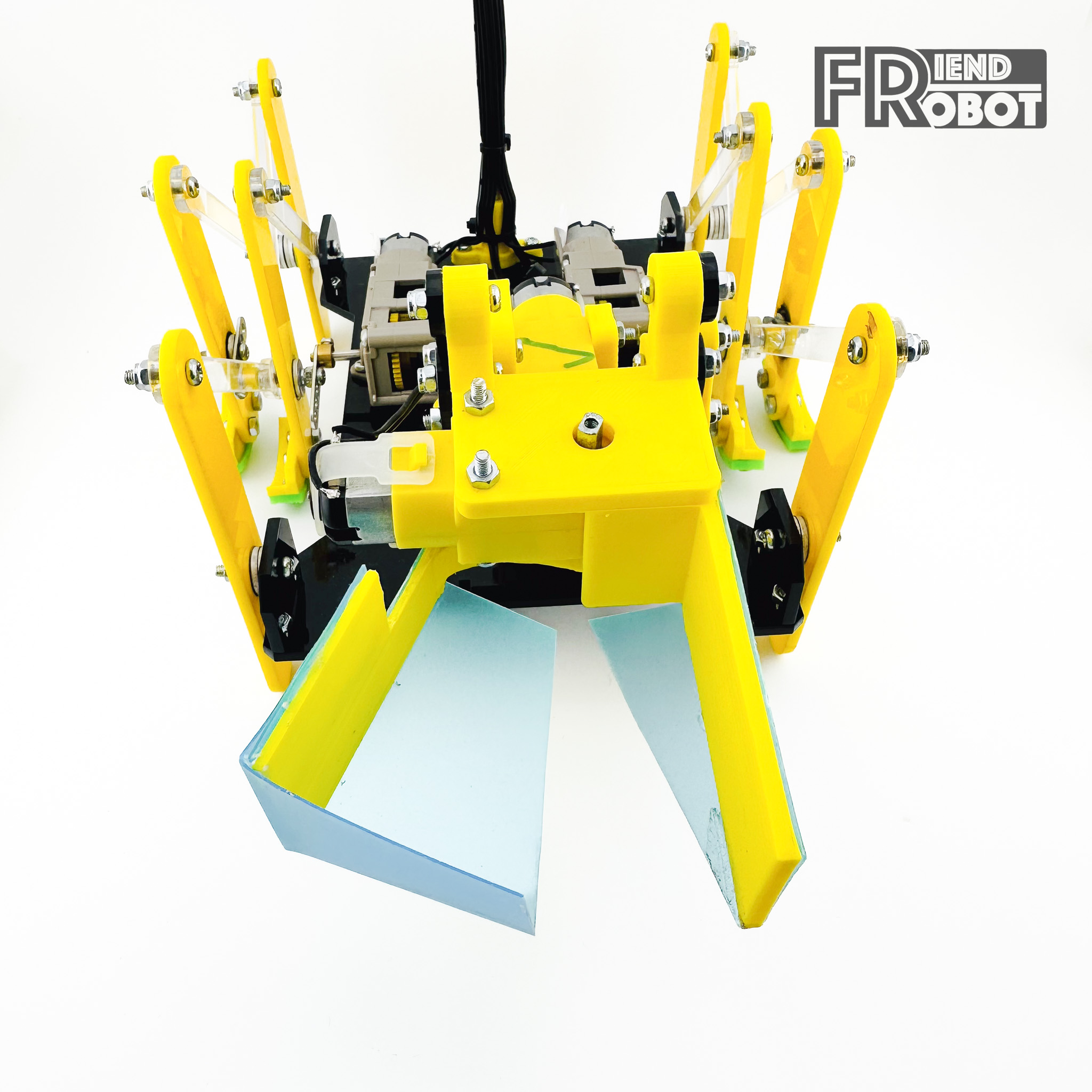 หุ่นยนต์เก็บลูกบาศก์ ยกขึ้นลงได้สูง 2 cm.