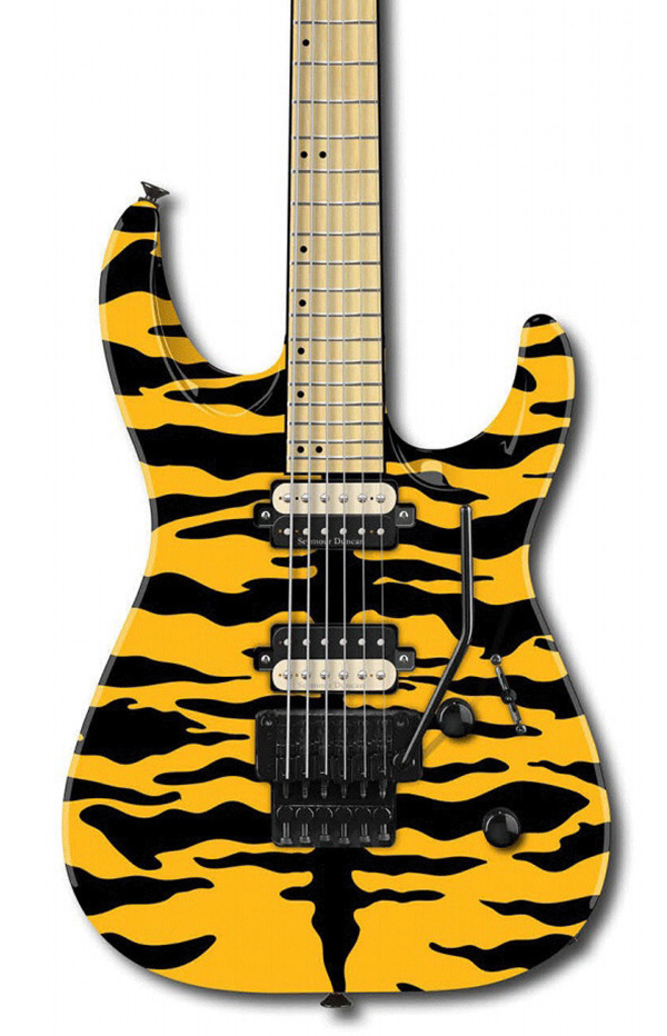 Jackson DK2M Pro Series Dinky Electric Guitar Tiger Yellow