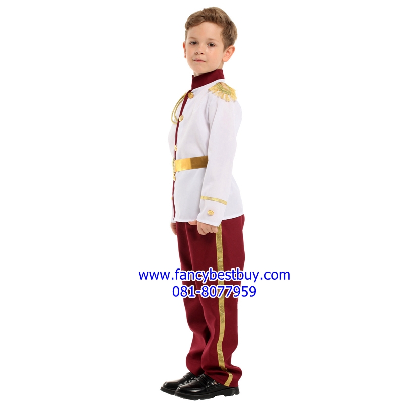 ชุดเจ้าชายแฟนซีเด็ก ชุดเจ้าชายดีสนีย์ ชุดเจ้าชายซินเดอเรลล่า Cinderella Prince, Charming Prince มีขนาด M, L, XL