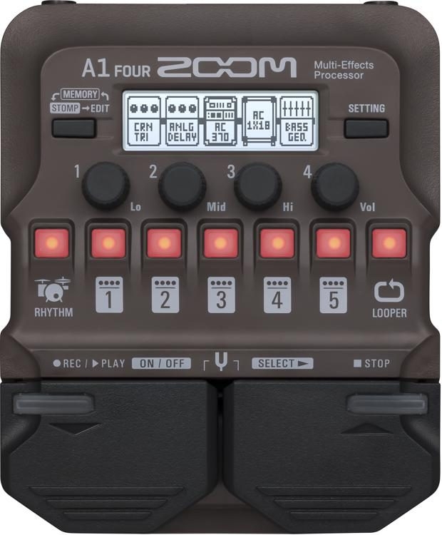 Zoom A1 Four Acoustic Instrument Multi-Effect Processor